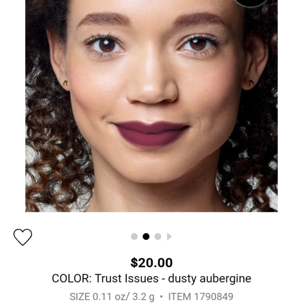 Anastasia Beverly Hills trust issues lipstick